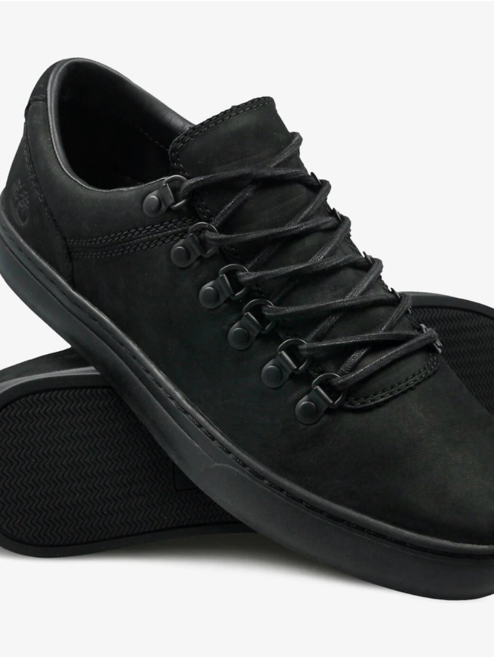 Timberland Men's Black Low-Top Oxford Sneakers 10.5